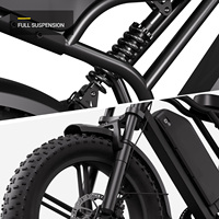 Prix de Gros Vélos Électriques 7 Vitesses 20 Pouces Vélo Fat V20 PRO E-Bike pour Adultes Pneu Gros VTT Électrique Vélos Hybrides V20 Fatbike