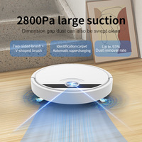 Robot intelligent avec application de contrôle Aspirateur automatique pour robot humide et sec avec balayage et serpillière pour la maison
