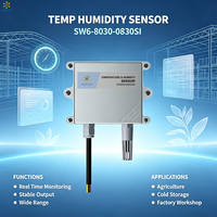 SW680300830SI RS485 Modbus RTU Détecteur de dioxyde de carbone industriel CO2 IP65 étanche pour la ventilation des bâtiments et la surveillance des espaces confinés
