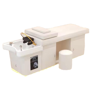 Professionnel Rose En Cuir Synthétique Shampooing Table De Massage Durable Chauffé Spa Lit Pédicure Pédicure Vapeur Shampooing Baignoire pour Spa - Product Image 1