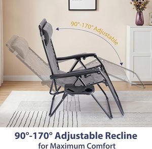 Silla Plegable Portátil para <span class=keywords><strong>Playa</strong></span>, Diseño Moderno, Tela Transpirable, para Uso en Exteriores/<span class=keywords><strong>Playa</strong></span>/Camping, con Portavasos Ajustable - Product Image 4