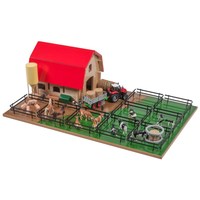 Jeu de ferme Montessori pour l'éveil des jeunes enfants, avec animaux de la ferme, jouet éducatif pour la maternelle