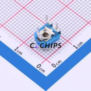 RM065-105(1เมตร) ตัวต้านทาน/โพเทนชิออมิเตอร์แบบปรับได้/โพเทนชิออมิเตอร์ผ่านรู (THT) ตัวต้านทาน1mOhm 25% 100mW - Product Image 2