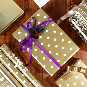 2024 Manufacturer Hot Selling Wholesale 80gsm Wrapping Paper 43*300 cm Gift Wrap for <b>Christmas</b> Set Packaging - Product Image 6