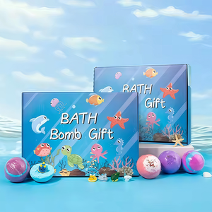 OEM Vente en gros Emballage personnalisé Spa Monde sous-marin <span class=keywords><strong>Bain</strong></span> effervescent <span class=keywords><strong>Bain</strong></span> <span class=keywords><strong>moussant</strong></span> bio Jouet pour enfants Heure du <span class=keywords><strong>bain</strong></span> surprise - Product Image 5