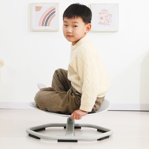 Autismo giocattoli sensoriali per bambini con motivo elefante girevole girevole oscillazione sedia equilibrio per terapia fisica e giochi - Product Image 3