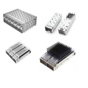 Connecteur de cage SFP à bas prix, transformateur d'alimentation, prise SFP avec cage, double couche 2x2, connecteur de fibre optique à 4 ports - Product Image 1