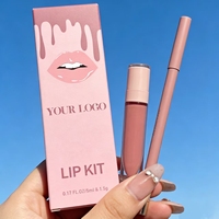 Kit Lèvres en Gros 2-en-1 : Rouge à Lèvres Liquide Longue Tenue, Gloss Végétalien et Crayon à Lèvres – Marque Privée