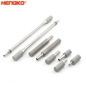 HENGKO Piedra de carbonatación Acero inoxidable poroso sinterizado 0,5 2 Um Sparger Co2 Difusor con lengüeta D1/2 "* 1/4/8" - Product Image 1