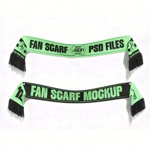 Écharpe de supporter personnalisée avec logo imprimé sur mesure pour l'événement de football 2026 en Amérique du Nord – Cadeau promotionnel en gros - Product Image 6