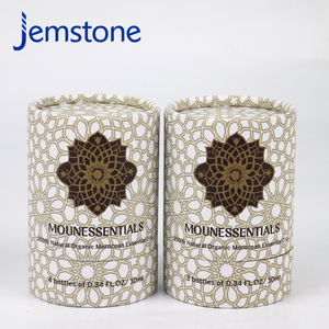 Desgin personnalisé cylindre cosmétique huiles essentielles soins de la peau eyeliner luxe carton rond tube de papier boîte d'emballage - Product Image 5