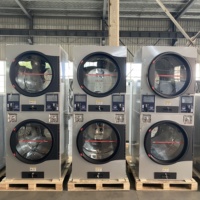 Secador de pila de monedas completamente automático comercial Hospital/lavandería/máquina de secado de uso escolar 16KG 22KG