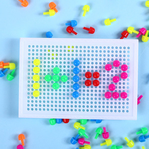 Diy Building Blocks 96Pcs Colorful Peg <b>Puzzle</b> Educational Toy For Kids Age 6 Up - Product Image 5