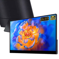 Écran OLED portable de 16 pouces 4K 3840x2160 pour jeux avec interface Type C, fréquence de rafraîchissement de 240 Hz, contrôle tactile pour ordinateur portable PS5
