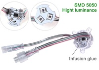 SHIJI Moderne Étanche Extérieure 30mm LED Point Source de Lumière SMD5050 RGB 12V LED Pixel Lumière pour La Maison
