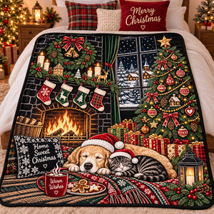 Couverture à colorier personnalisée pour Noël, réutilisable, lavable, en flanelle, couverture à graffitis, couverture de peinture familiale, cadeau de Noël pour les enfants - Product Image 3