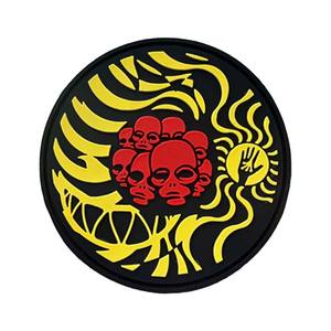 カスタム3D刺繍生地PVCドッグカラーパッチフックとループバッキングツイルバックパックパッチ帽子用 - Product Image 2