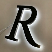 Lettres en relief rétroéclairées par LED fournies directement par les usines chinoises, enseignes au néon personnalisées pour les entreprises, les centres commerciaux, les écoles, les hôpitaux, les mariages