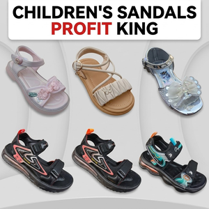 Baby Kids Sandals Summer Mixed Styles Soft Sole Breathable Non-slip <b>Polybag</b> Packing Playgroup Preschool Shoes Stocklot - Product Image 2
