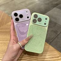 Coque de téléphone antichoc à effet d'ondulation et paillettes pour iPhone 17 16 15 14 13 Pro Max avec protection de l'objectif