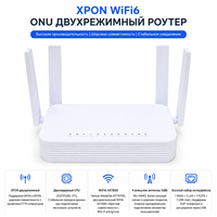 Router ONU XPON Premium AX1800 WiFi6 Unit Jaringan Optik dengan Chipset MT7975N Antena MU-MIMO untuk Solusi Broadband Fiber ISP