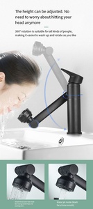 <span class=keywords><strong>Rubinetto</strong></span> miscelatore moderno monocomando in ottone per lavabo, <span class=keywords><strong>con</strong></span> beccuccio orientabile e design multi-angolo, montaggio su piano, monoforo, per <span class=keywords><strong>bagno</strong></span> - Product Image 4