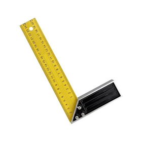 [MEASPRO] Carré d'essai en acier imprimé de 250mm avec poignée en aluminium/règle carrée/tri carré - Product Image 4