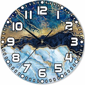 Orologio da Parete Silenzioso <span class=keywords><strong>in</strong></span> Marmo con Motivo <span class=keywords><strong>in</strong></span> <span class=keywords><strong>Pietra</strong></span> per Decorazione Soggiorno, Creativo Retrò Nostalgico con Stampa UV <span class=keywords><strong>e</strong></span> Logo Personalizzato Moderno - Product Image 6