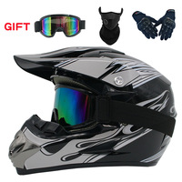 Casque de moto tout-terrain personnalisé, coloré, rétro, intégral, pour moto, VTT, avec 3 cadeaux gratuits