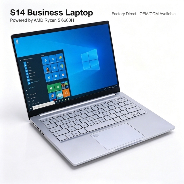 The S14 Laptop Produced by Yifang Factory Featuring a 14.1-inch Screen AMD Ryzen 5 6600H Is a Business-oriented Laptop Computer