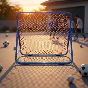 Buts <span class=keywords><strong>de</strong></span> football portables et pliables, filet <span class=keywords><strong>de</strong></span> <span class=keywords><strong>but</strong></span> <span class=keywords><strong>de</strong></span> football, <span class=keywords><strong>cage</strong></span> <span class=keywords><strong>de</strong></span> frappe, filet d'entraînement multifonction pour le football, le baseball, le basketball - Product Image 2