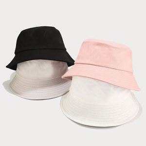 Sombrero de Pescador Coreano de Moda al por Mayor, Color Macaron, Gorra de Sol de Verano, Logotipo Personalizado, Impresión Serigráfica, Sombrero Tipo Bucket en Blanco - Product Image 4