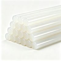 Bâtons de colle thermofusible EVA haute viscosité transparents, adhésif puissant pour pistolet à colle, pour bricolage, artisanat, travail du bois, emballage