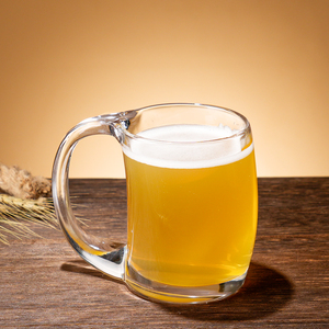 Verres à bière <span class=keywords><strong>Carlsberg</strong></span> de style moderne 410 ml en gros – Tasses à boire classiques en <span class=keywords><strong>verre</strong></span> transparent en forme de corne à large ouverture et fond large - Product Image 4