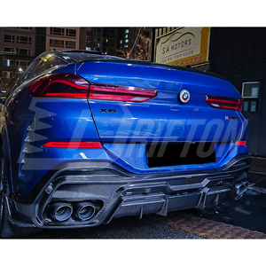 แผ่นกระจายแสงด้านหลังสำหรับ BMW X6ใหม่ G06 M50I 2024-2026 paktechz คาร์บอนไฟเบอร์แห้งสไตล์ M60I - Product Image 3