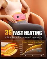 Neue Smart Waist Hot Com press Warm Palace Vibrierendes Heizkissen Menstruation lumbale Massage gürtel Abnehmen Vibrierend