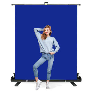 2x2M Rétractable Chromakey <span class=keywords><strong>Vert</strong></span> Écran Toile de <span class=keywords><strong>Fond</strong></span> Pliable Professionnel Vidéo Pull-up Portable <span class=keywords><strong>Fond</strong></span> Pliable - Product Image 2