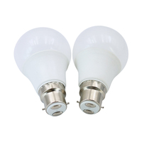 Ampoule LED A60 Haute Efficacité, Accessoires Certifiés CE & RoHS, Culot E27/B22, Usage Résidentiel, Ra>80, Angle de Faisceau 210 Degrés, 25000 Heures