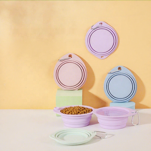 Hot-selling Practical Custom Outdoor Portable Folding Travel Water <b>Feeder</b> <b>Pet</b> Dog Cat Bowl <b>Feeder</b> - Product Image 1