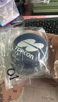 Cubierta de Repuesto Negra Redonda con Logotipo para Topcon GTS-1002 ES-602 OS-602, Repuestos para Reparación de Equipos de Topografía