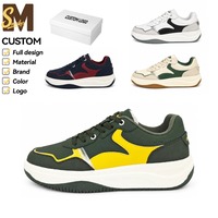 Zapatillas Personalizadas de Estilo Urbano Moderno, Zapatos Retro de Skateboard con Logotipo Personalizado y Opciones de Color Personalizadas