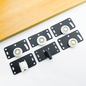 Cabinet Door <b>Pulley</b> Cold Rolled Steel Durable Silent Smooth For Cupboard - Product Image 3