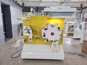Máquina de impresión automática de etiquetas flexográficas de doble cara de 1-4 colores de alta velocidad para cinta de satén de poliéster, cinta de algodón - Product Image 4