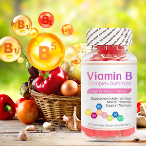 Gomitas de Complejo de Vitamina B para Mujeres y Hombres Adultos, Suplemento de Vitamina B, Gomitas de Complejo de Vitaminas B para Energía y Salud Cerebral - Product Image 4