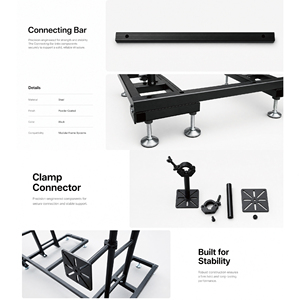 Tour de scène Muenled avec base stable 5x3m pour l'éclairage et l'installation audio des événements - Product Image 4