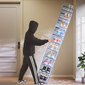 مجموعة من 6 أدراج صندوق أحذية ، منظم أحذية لغرفة النوم ، صندوق أحذية - Product Image 5