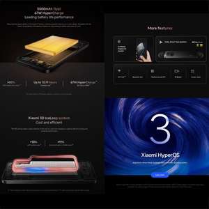 Versión Global Xiaomi 15T 5G Smartphone con Huella Dactilar en Pantalla, 12GB+256GB, 6.83 Pulgadas, Batería de 5500mAh, Teléfono Móvil 5G - Product Image 4