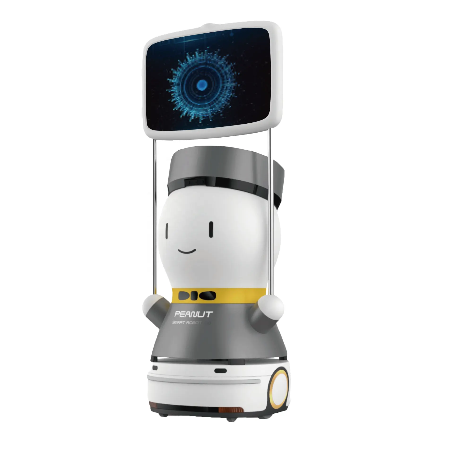 Luckeenon — robot intelligent de réception par intelligence artificielle, affichage de la publicité, technologie humaine, pour restaurant, hôtel et centre commercial