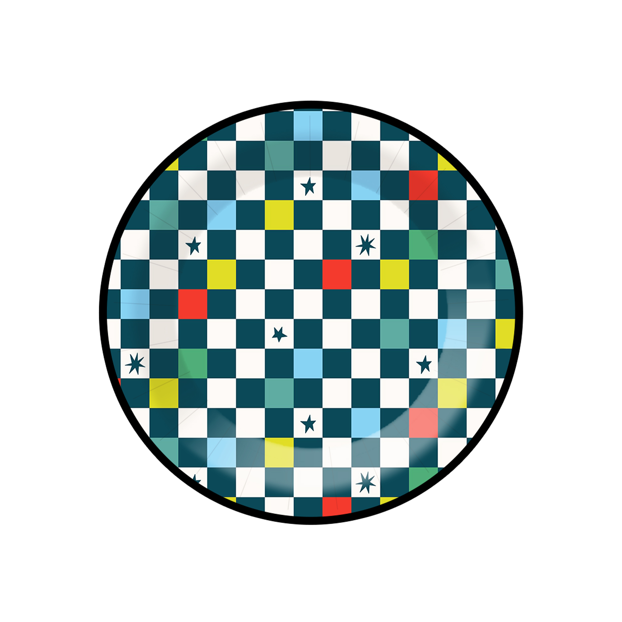 Plato de papel de 9 pulgadas * 8 unidades