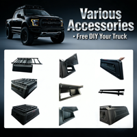 Bâche de benne en aluminium à faible MOQ pour Ford F150 Ranger Toyota Tacoma Tundra Hilux Dmax BYD Shark GMC Canyon